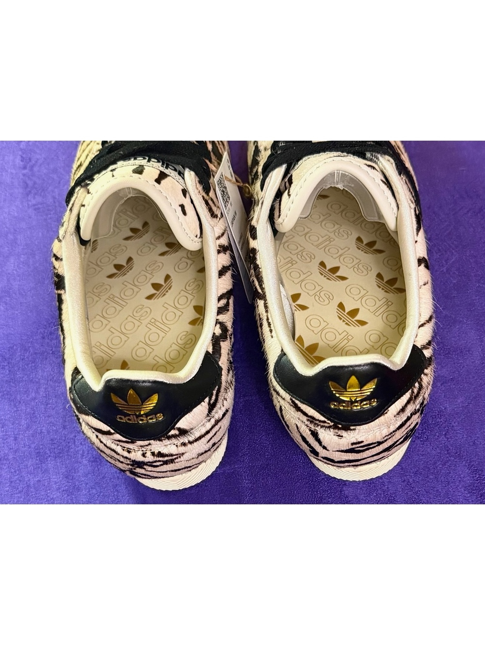Adidas Japan W Zebra Tiger Pony Hair KI6544 Women 9.5 - Picture 3 of 5